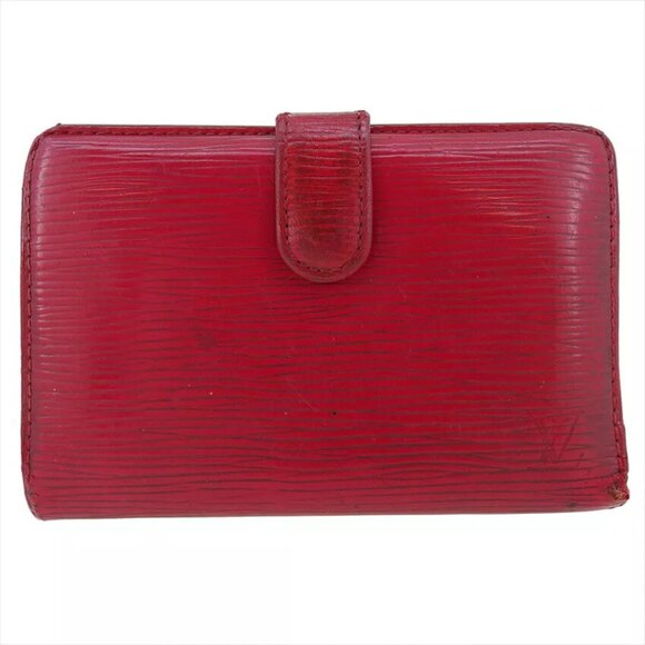 LOUIS VUITTON Gamaguchi Wallet Epi Leather Authentic USED T20466 - Picture 1 of 11